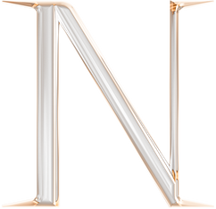 Ornate Uppercase Letter N